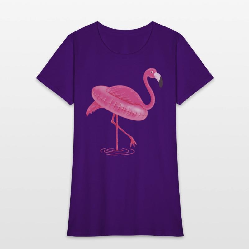 Flamingo Swimming Circle