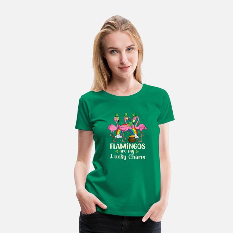 Flamingos Ar My Lucky Charm St Patrick s Day