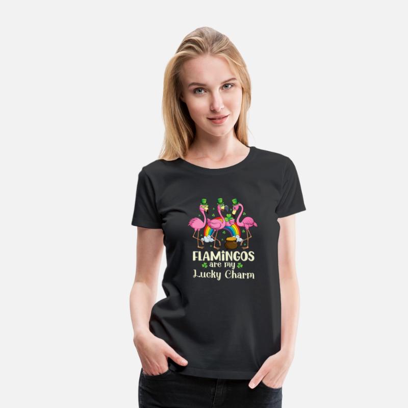 Flamingos Ar My Lucky Charm St Patrick s Day