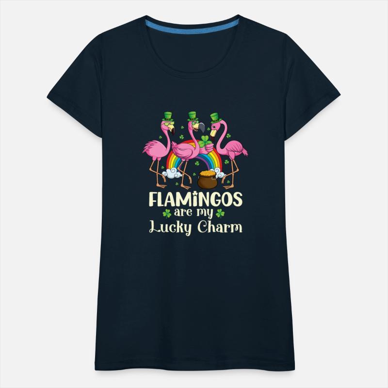 Flamingos Ar My Lucky Charm St Patrick s Day