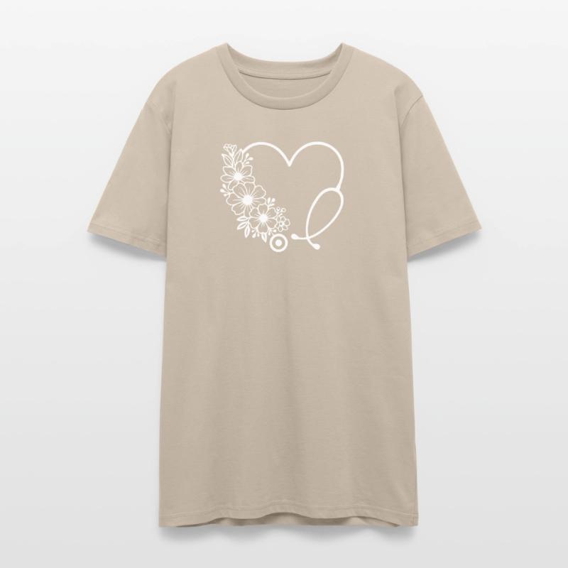 Floral Heart Stethoscope Medical Design