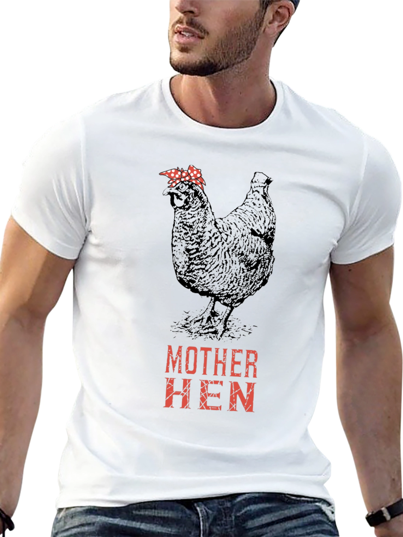 Mother Hen T-Shirt - Novelty Chicken Tee