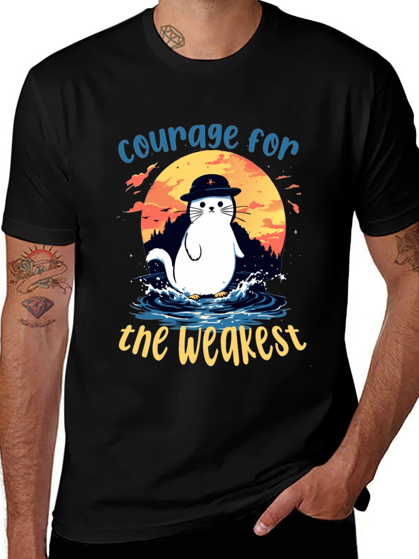 Courage T-Shirt - Seal Design