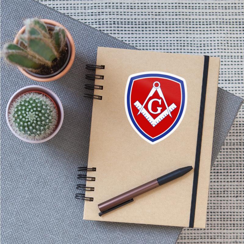 Freemason Shield Square and Compasses