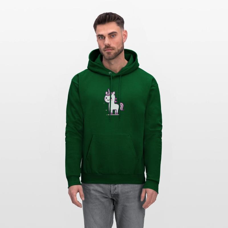 Friendly Stick Figure Unicorn