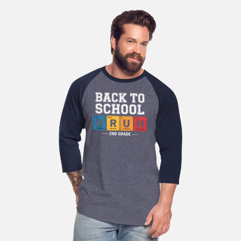 Funny 2nd Grade Bruh Back to School T-Shirt