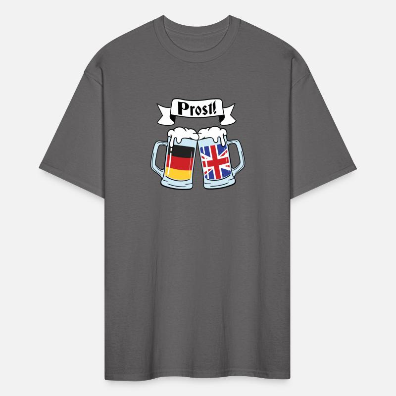 Funny Beer, Prost - United Kingdom Germany Flag
