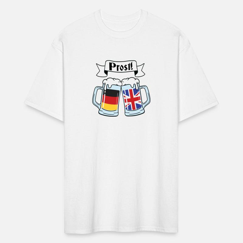 Funny Beer, Prost - United Kingdom Germany Flag