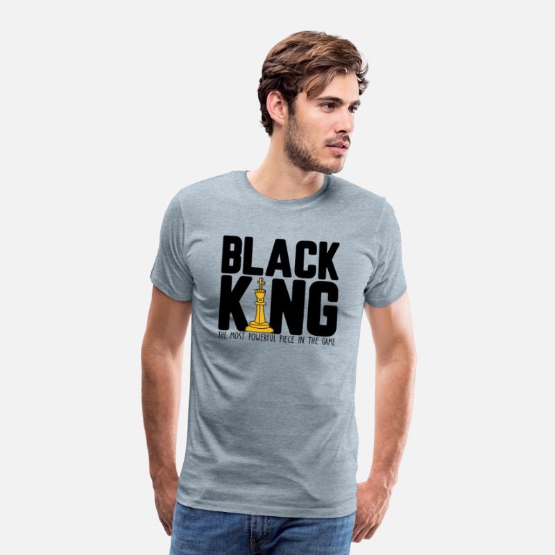 Funny black king the most powerful piece