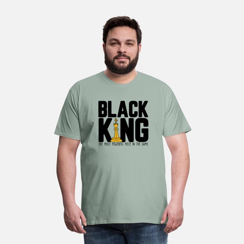 Funny black king the most powerful piece