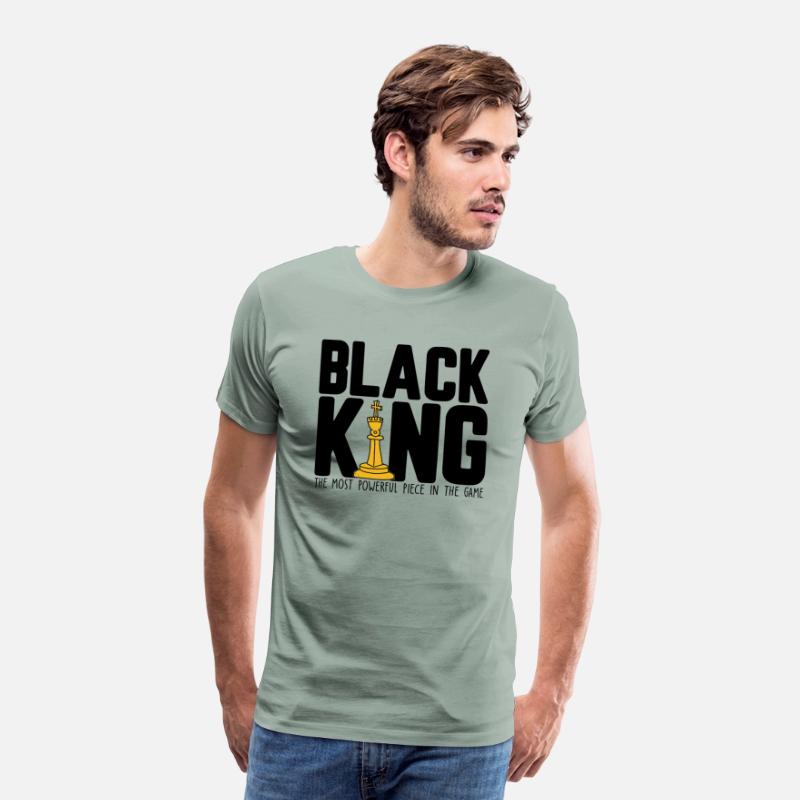 Funny black king the most powerful piece