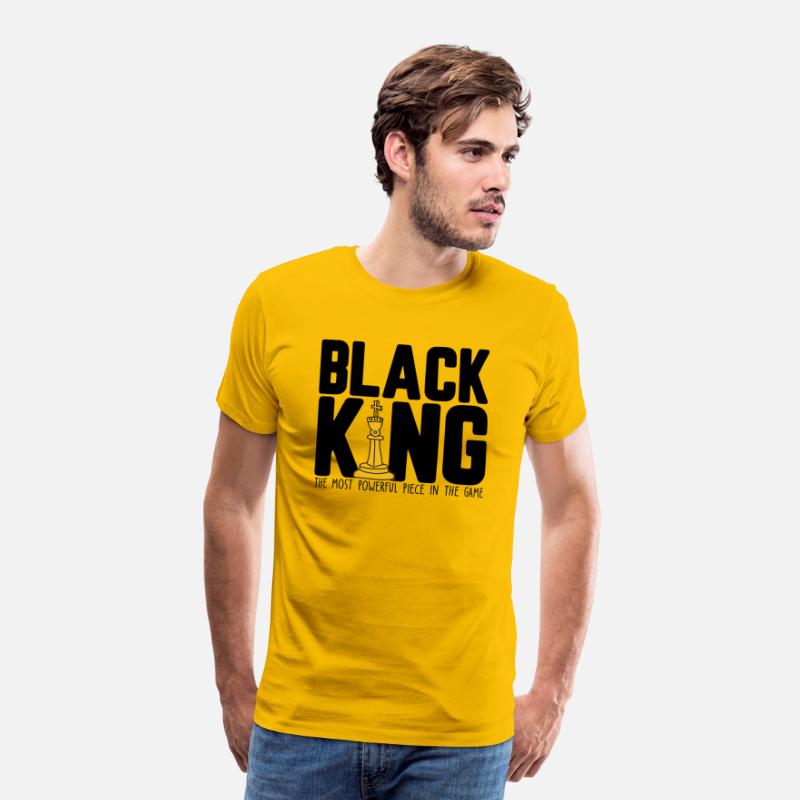 Funny black king the most powerful piece
