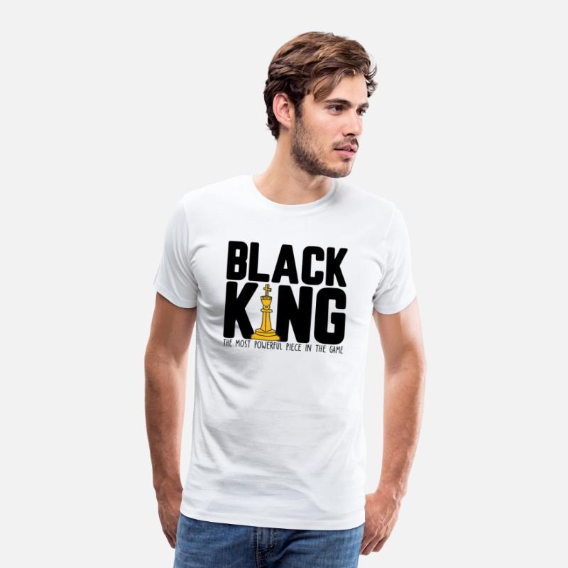 Funny black king the most powerful piece