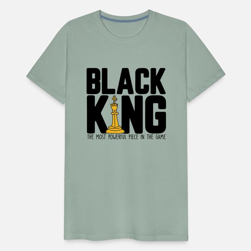 Funny black king the most powerful piece