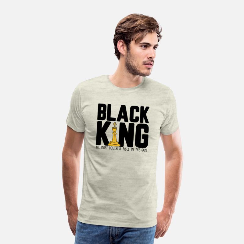 Funny black king the most powerful piece