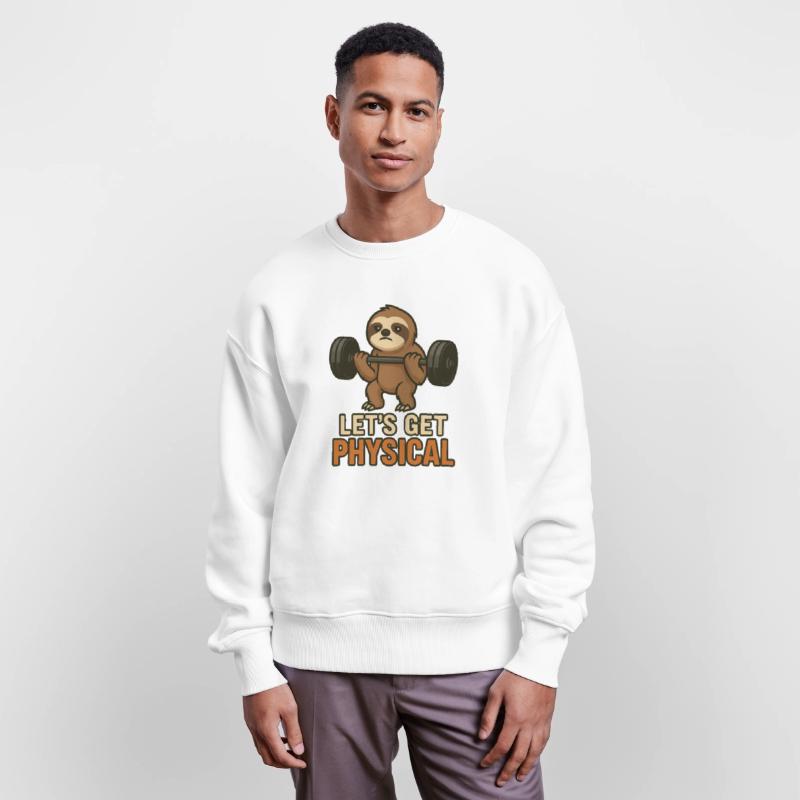 Funny Gym Sloth Design Lazy Lifter Workout Fun