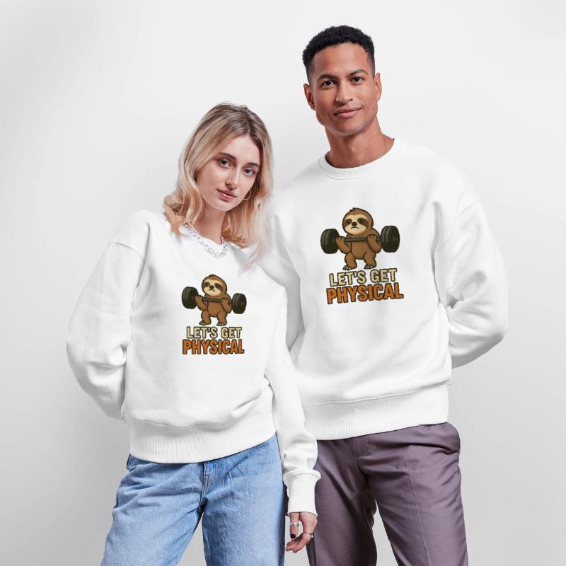 Funny Gym Sloth Design Lazy Lifter Workout Fun