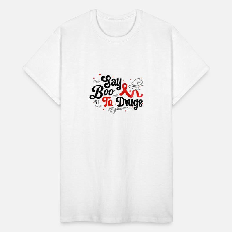 Funny Halloween Red Ribbon Week Awareness