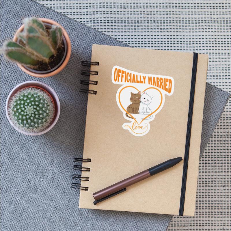 Funny Officially Married Engagement Couple Family