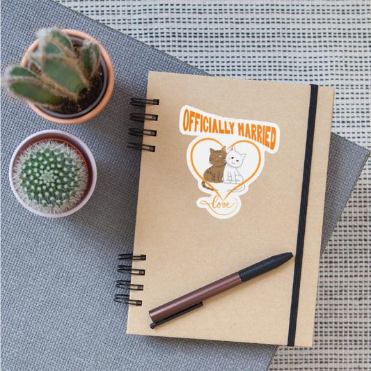 Funny Officially Married Engagement Couple Family