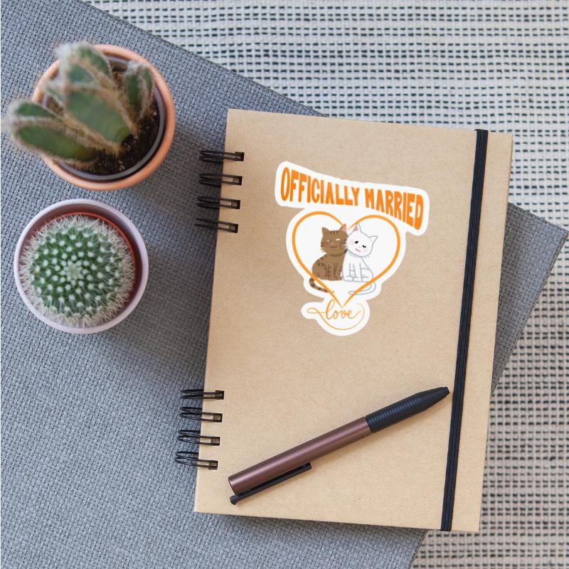 Funny Officially Married Engagement Couple Family