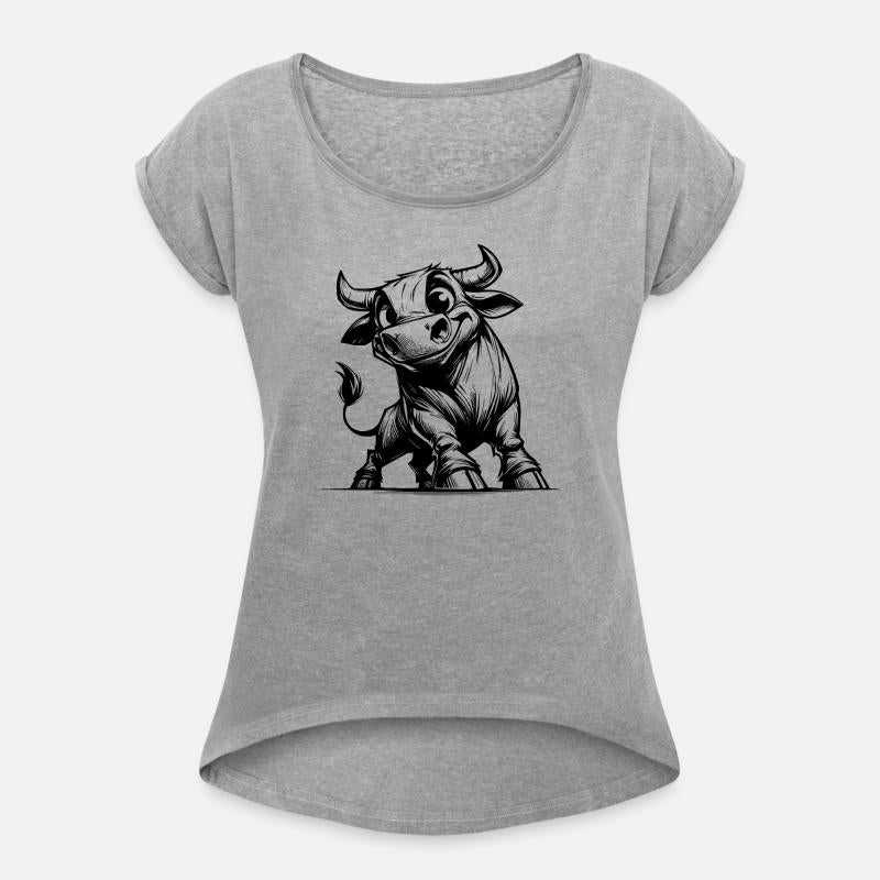 Funny Pencil Bull With Huge Horns