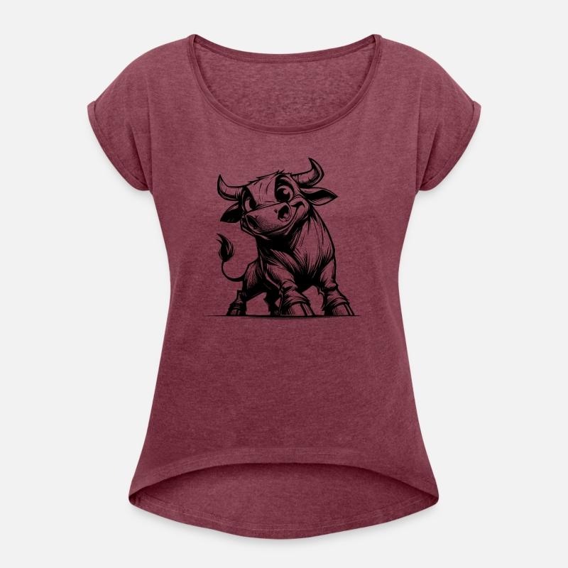 Funny Pencil Bull With Huge Horns