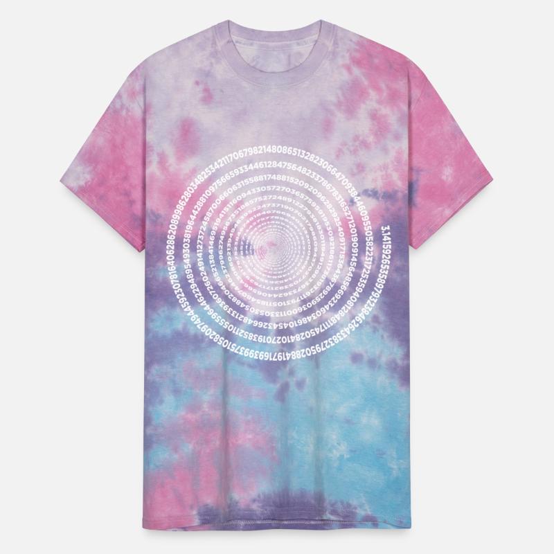 Funny Pi Day Spiral Pi Math Tee for Pi Day 3 14