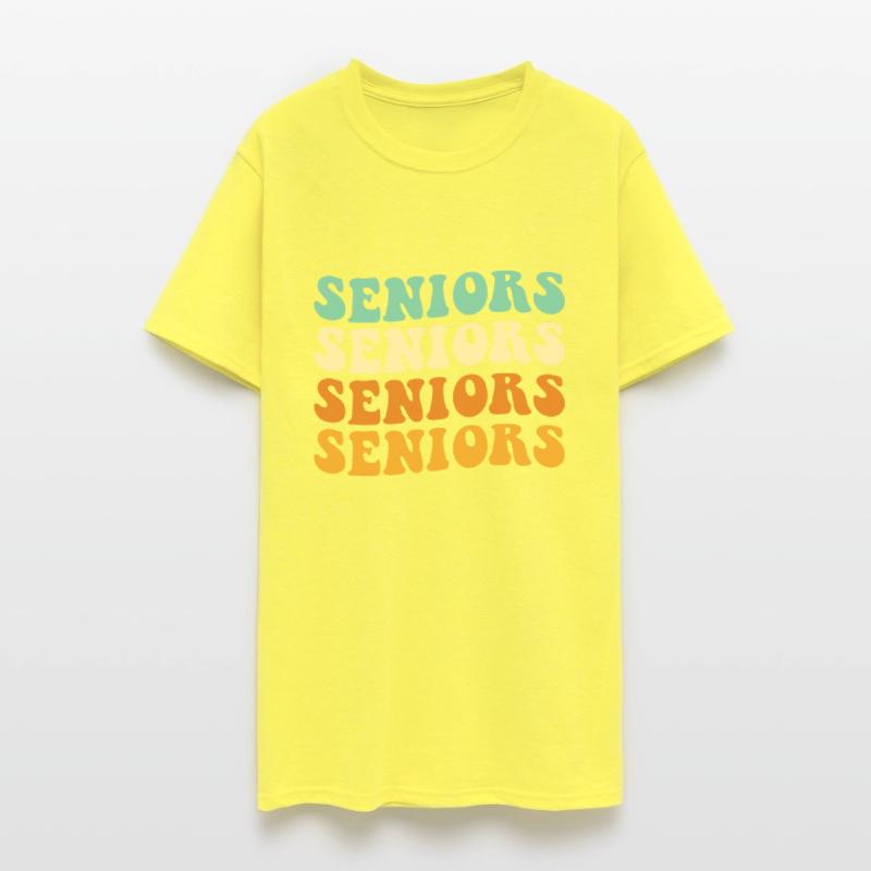 Funny Senior High School Graduation Groovy Senior