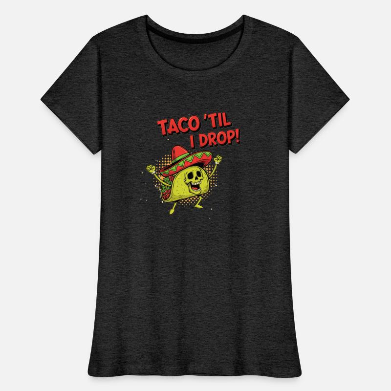 Funny Skeleton Taco Design with Sombrero