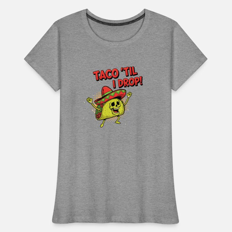 Funny Skeleton Taco Design with Sombrero