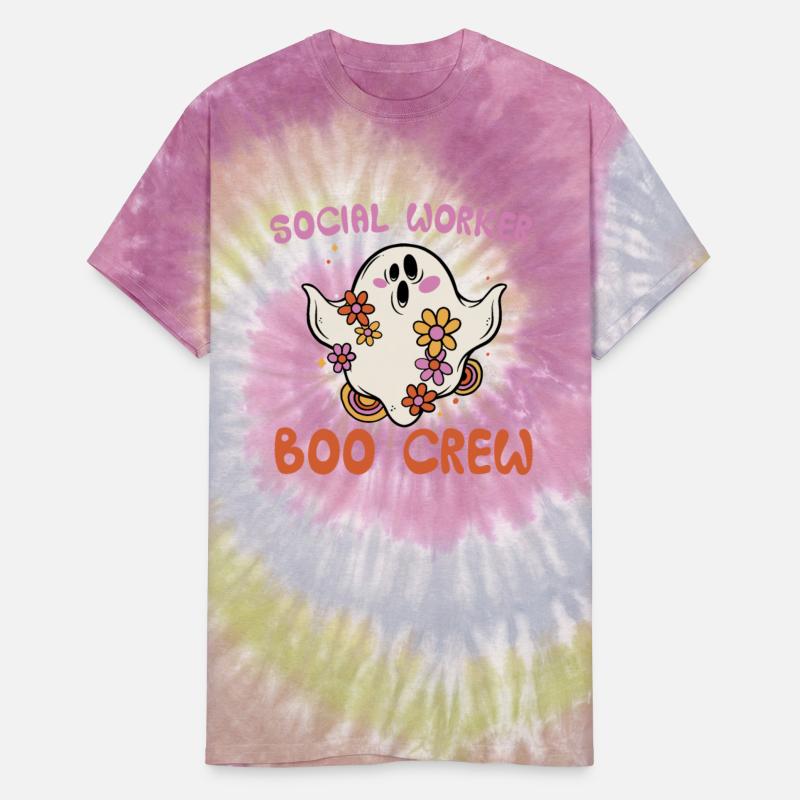 Funny Social Worker Boo Crew Halloween