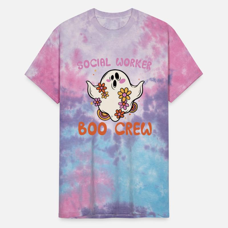 Funny Social Worker Boo Crew Halloween