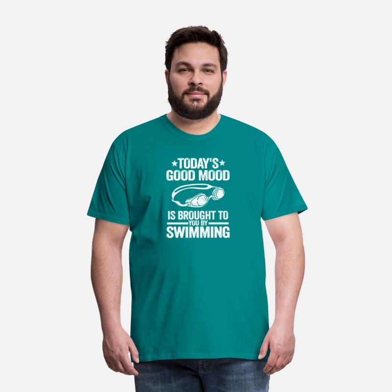 Funny Swimmer Team Gift Good Mood By Swimming