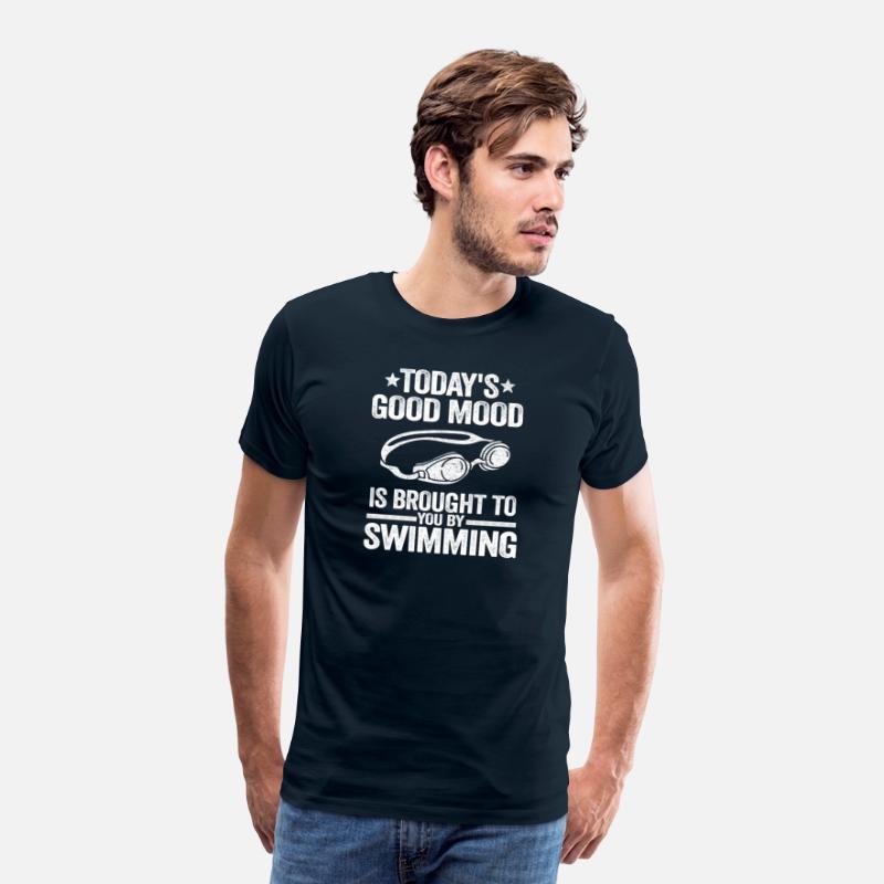Funny Swimmer Team Gift Good Mood By Swimming