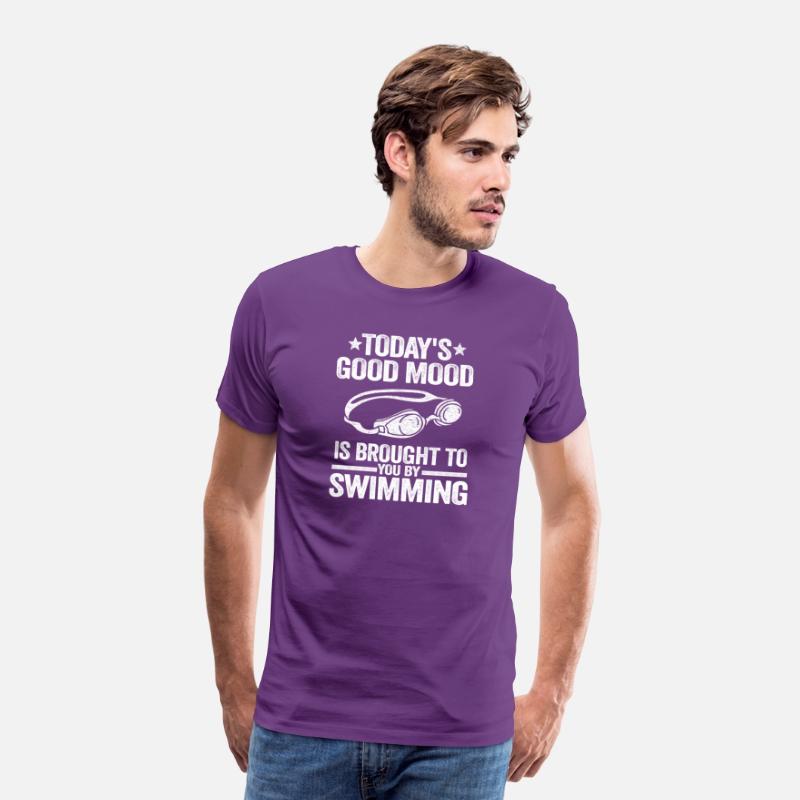 Funny Swimmer Team Gift Good Mood By Swimming