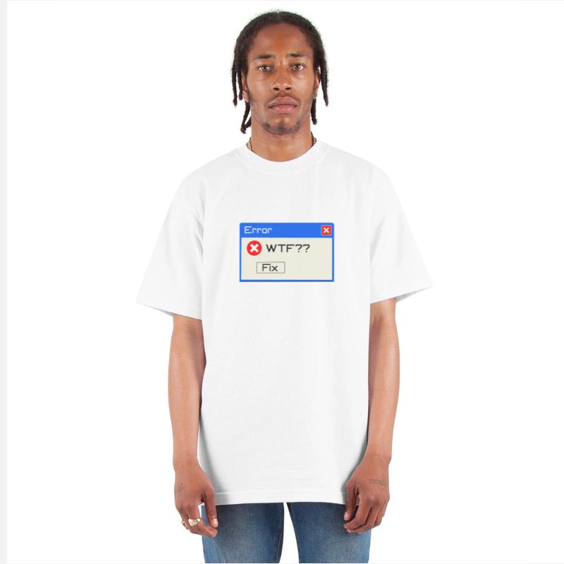 Funny Windows XP Error – WTF Pop-Up Meme Design