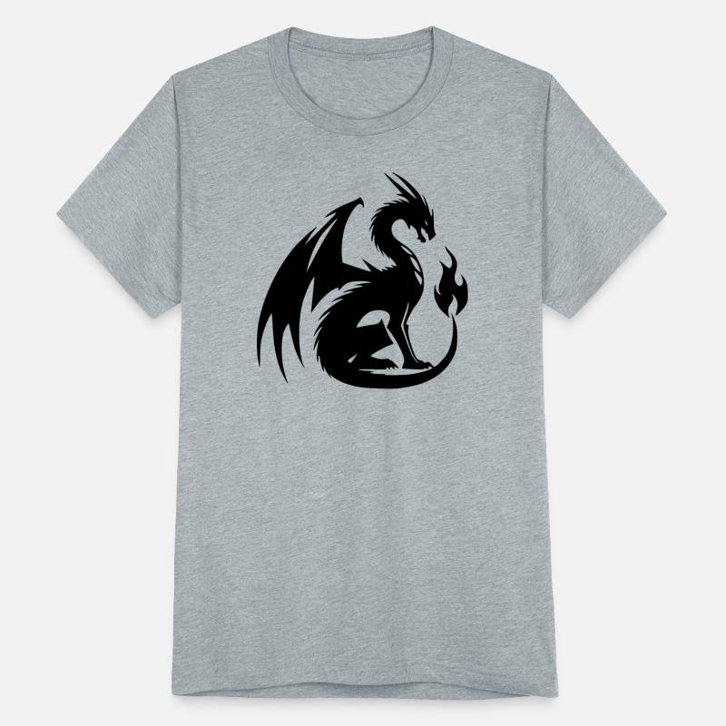 Furious Dragon With Huge Wings And Flame