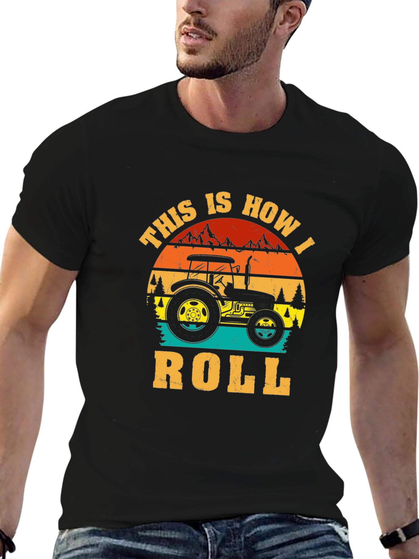 This Is How I Roll Tractor Graphic Tee