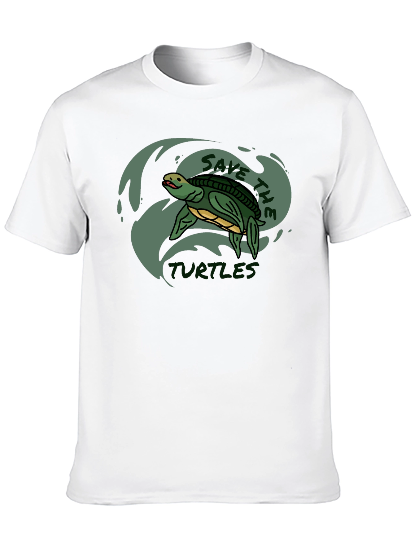 Save the Turtles Graphic T-Shirt