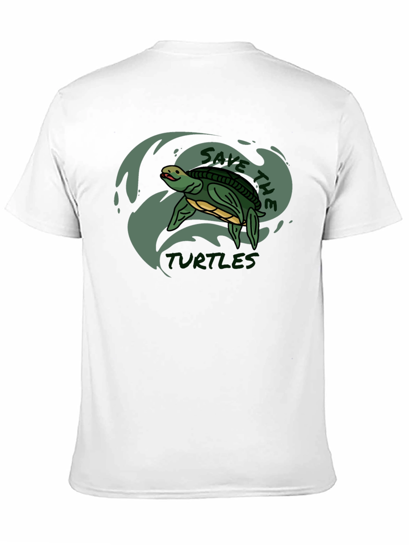 Save the Turtles Graphic T-Shirt