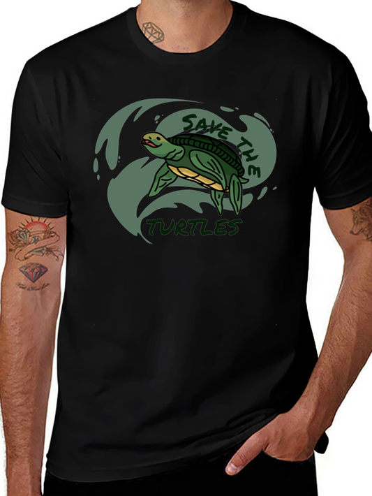 Save the Turtles Graphic T-Shirt