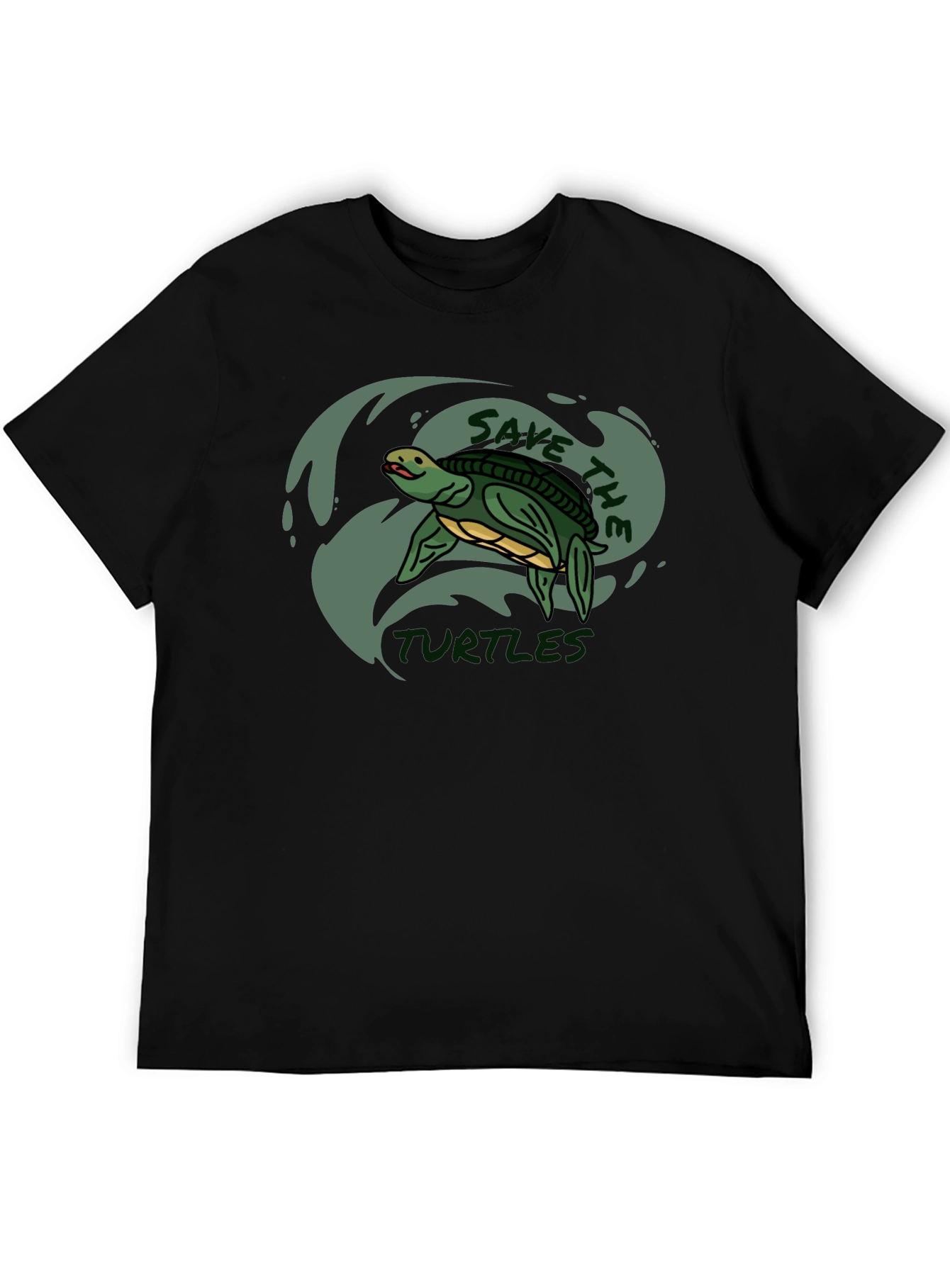 Save the Turtles Graphic T-Shirt