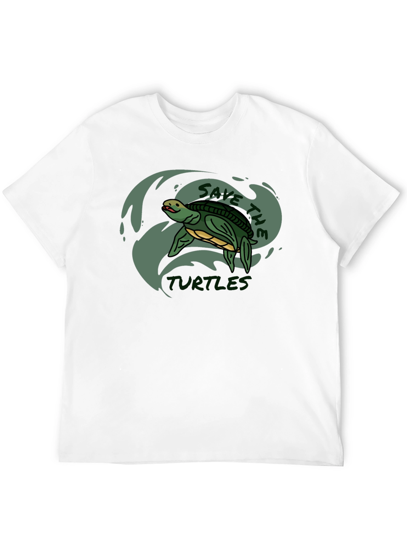 Save the Turtles Graphic T-Shirt