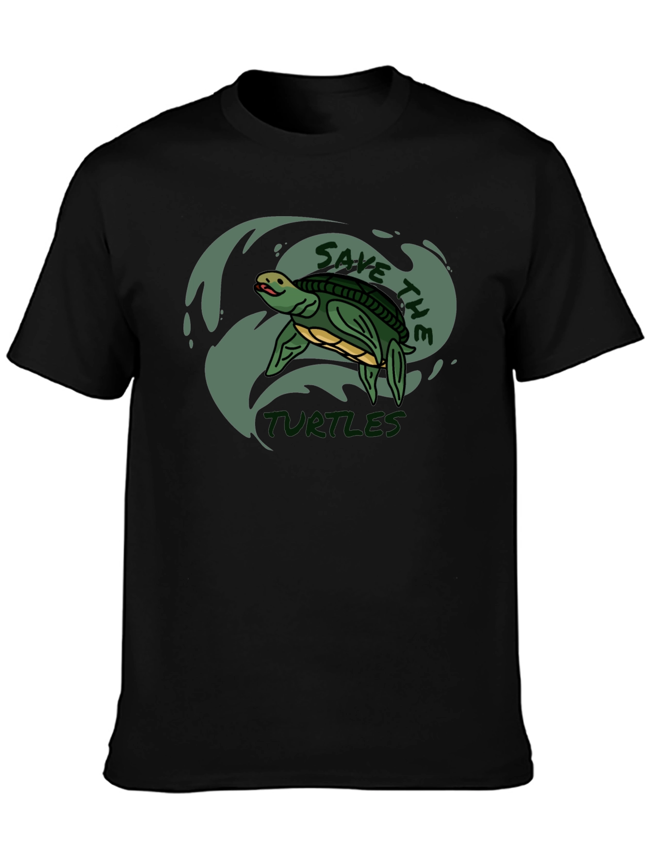 Save the Turtles Graphic T-Shirt