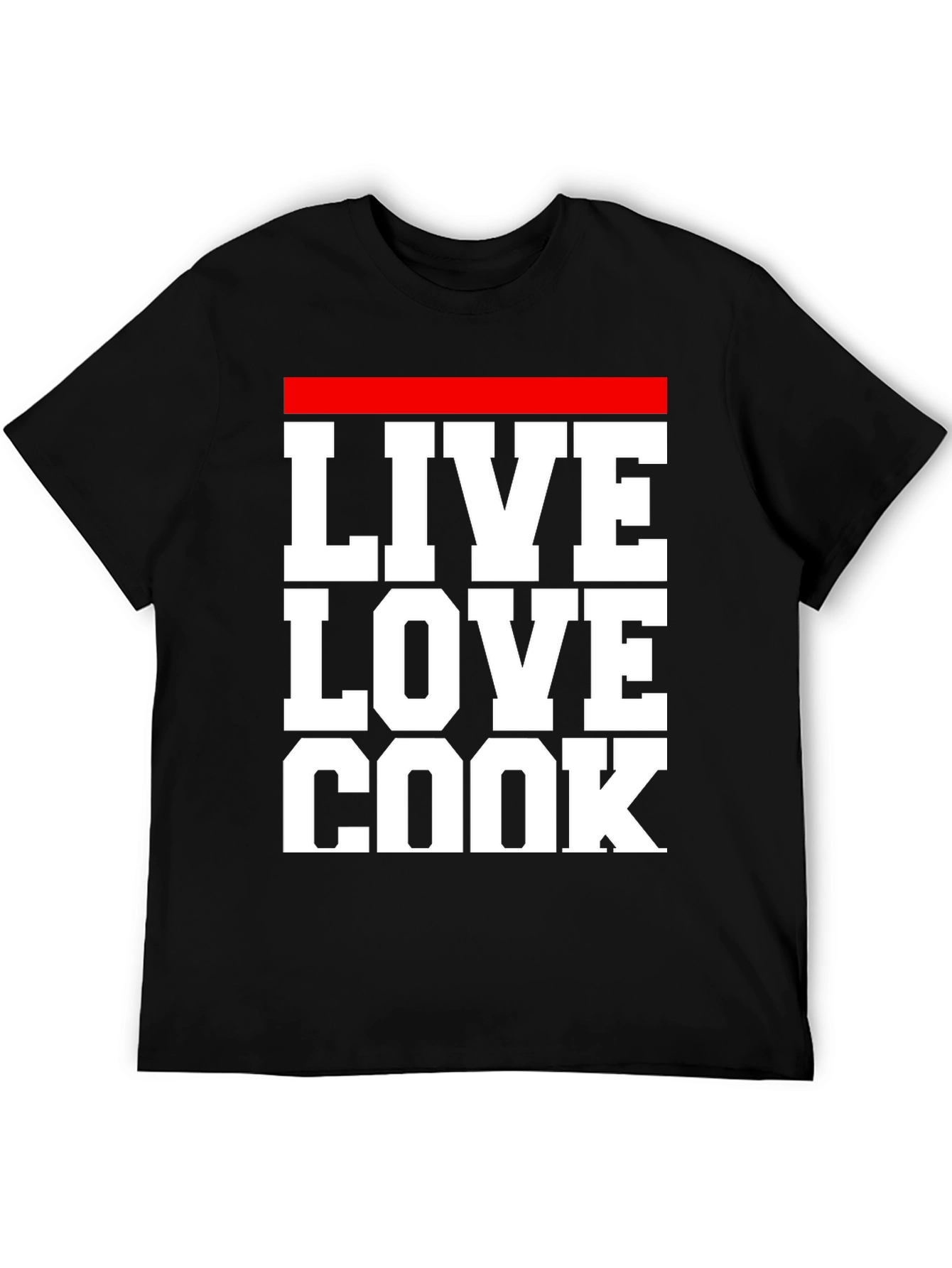 Live Love Cook T-Shirt - Chef Inspired Graphic Tee