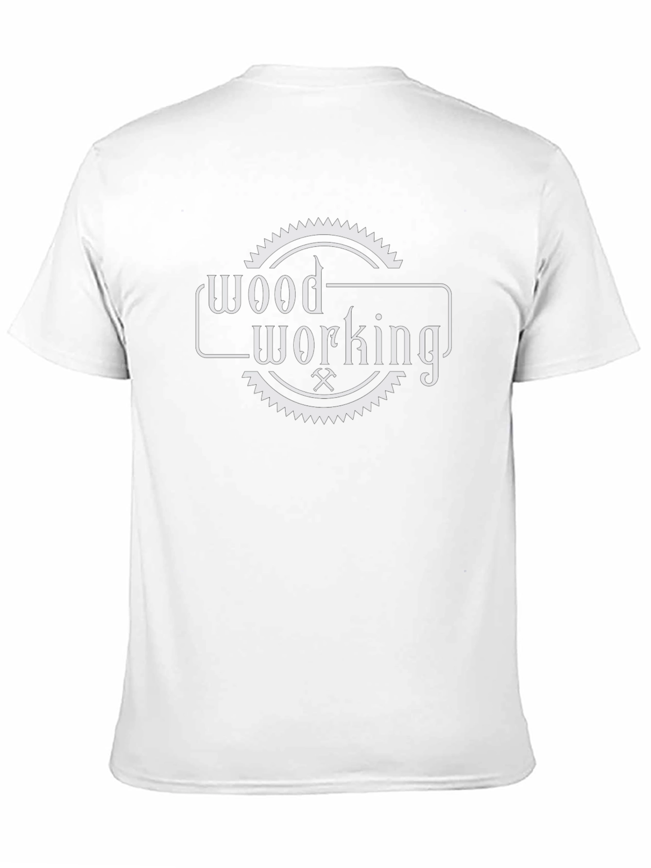 Woodworking T-Shirt - Black Crew Neck Tee