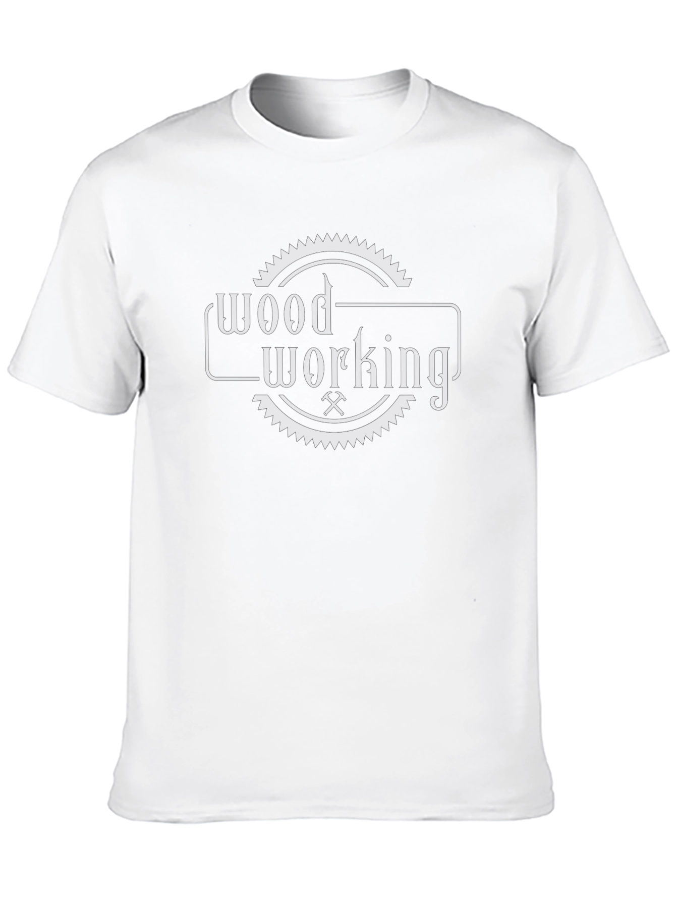 Woodworking T-Shirt - Black Crew Neck Tee