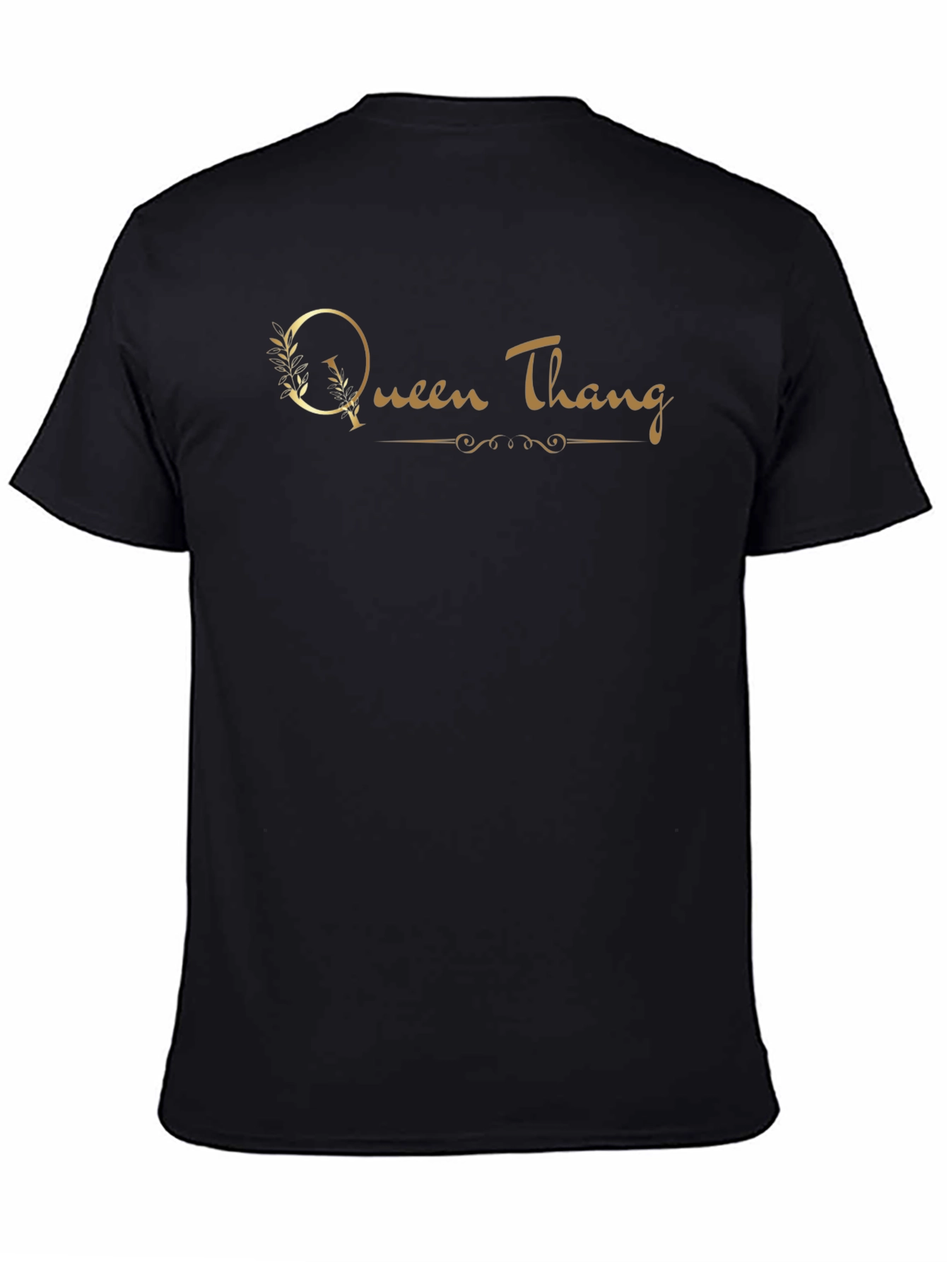 Queen Thang Graphic Tee - Stylish Black T-Shirt