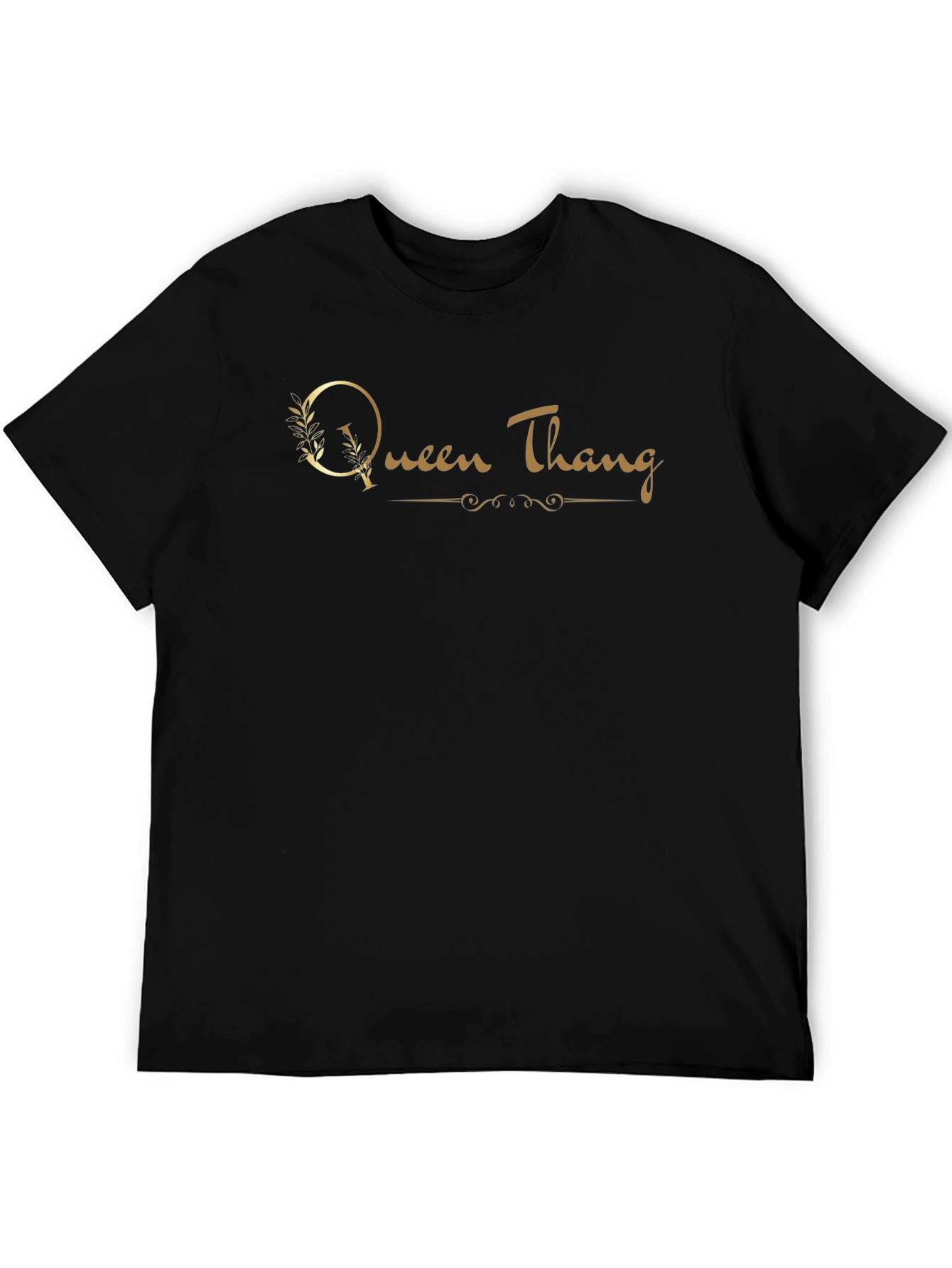 Queen Thang Graphic Tee - Stylish Black T-Shirt
